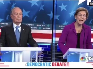 WARREN ABSOLUTELY POUNDS BLOOMBERG - HUMILIATION, DEGREDATION, HER ON TOP