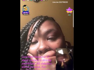 ebony Shocked By Dickflash But enjoys The Show