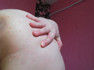large gape booty prolapse POV