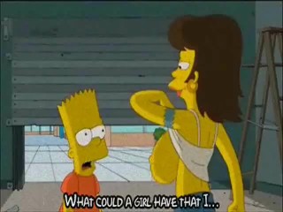 The Simpsons DELETED SCENE [unpublished XXX version] (Shauna's monstrous BOOBS)