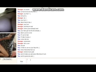 Omegle (MUST SEE ) amazing babe with large melons bend over