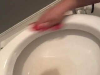 Filthy public toilet licking latina slut Isabella ISANEW2210 ISANEW78