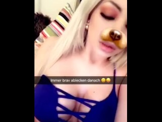 Katja Krasavice Pospicle Masturbation Snapchat [OLD]