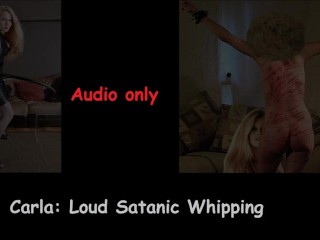 Audio only - fierce BDSM whipping