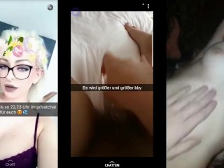 Deutsche Mädchen sind verrückt geworden - Ultimative Snapchat-Zusammenstell