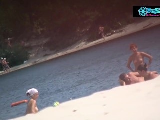 Beautyful Bodies are Exposed at Nudist Beaches through SpyCam