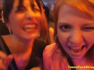 Genuine Wives & Girlfriends Turn Slutty At CFNM Party