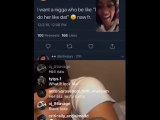 Instagram Thot Flashes Pussy On Live