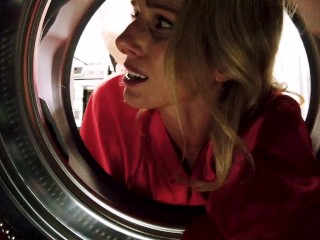 Fucking My Step Mom in the Ass while She is Stuck in the Dryer - Cory Chase
