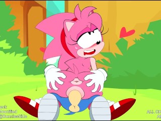 Classic Amy Rose Fucks Sonic - Sonic the Hedgehog Porn