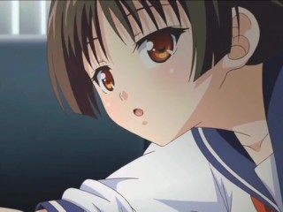 Busty young woman fucks with her sensei | Anime hentai