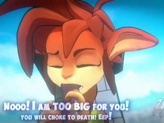 Wrong kind of goat [ giantess vore furry Elora animation ]