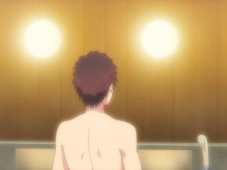Netsuzou Trap Bathing Yuri Scene - 岡崎由真 & 水科蛍 (Yuma & Hotaru)
