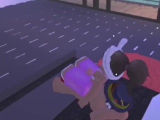 Roblox Porn: Thick thighs ass bitch gives the horny guy blowjob and taught him Yoga lessons
