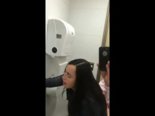 Professor fucks His Assistant in Toilet
